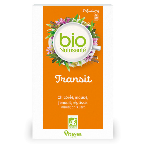 Nutrisanté Infusion Bio Transit 20 Sachets - Confort Intestinal