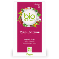 Nutrisanté Infusion Bio Circulation 20 Sachets - Jambes légères avec