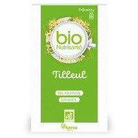Nutrisanté Infusion Bio Tilleul 20 Sachets - Détente et Sommeil