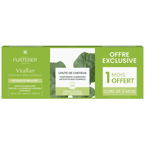 FURTERER Vitalfan Antichute 90 Capsules - Stimule Croissance Cheveux