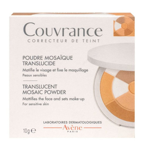 AVENE Poudre Mosaïque Translucide 10g - Matifie et Fixe Maquillage