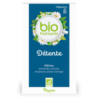 Nutrisanté Infusion Détente 20 Sachets - Relaxation et Sommeil Qualité