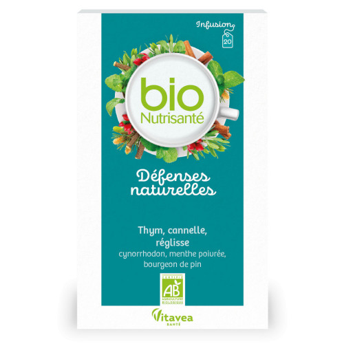 Nutrisanté Infusion Défenses Naturelles 20 Sachets - Boost Immunité