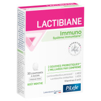 Pileje Lactibiane Immuno 30 Comprimés - Renforce l'Immunité