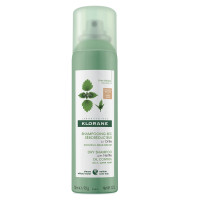 KLORANE Shampooing Sec Ortie Chatains 150mL - Fraîcheur et volume sur