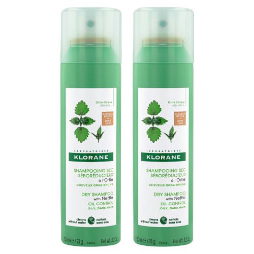 Klorane Shampoing Sec Ortie 300ml - Cheveux Bruns Légers