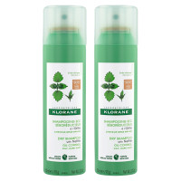 Klorane Shampoing Sec Ortie 300ml - Cheveux Bruns Légers
