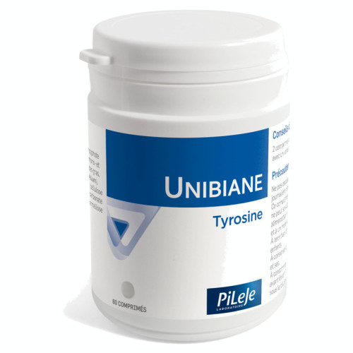 PILEJE Unibiane Tyrosine 60 Comprimés - Anti Fatigue et Stress