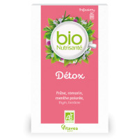Infusion Bio Détox Nutrisanté 20 Sachets - Élimination et Éclat Teint