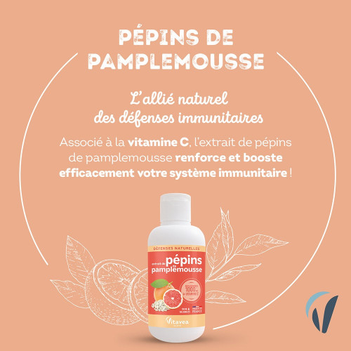 Nutrisanté Extrait Pépins Pamplemousse 200ml - Défenses Naturelles