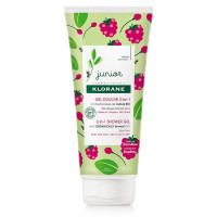KLORANE Junior Gel Douche 2en1 Framboise 200ml - Doux et Apaisant