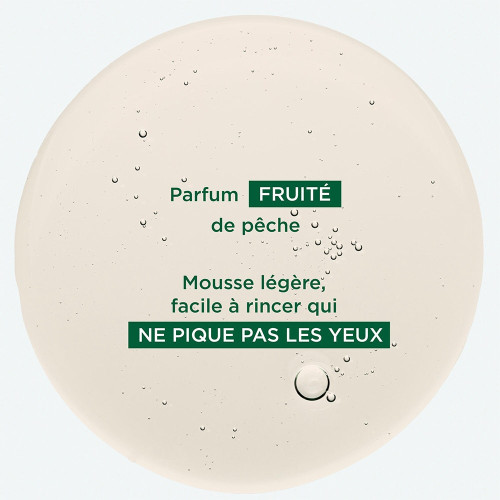 KLORANE Junior Shampooing Démêlant Pêche 200ml - Doux et Tolérant