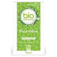 Infusion Détox Bio Nutrisanté 20 Sachets - Purifie et Rafraîchit