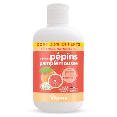 Nutrisanté Extrait Pépins Pamplemousse 300ml - Défenses Naturelles