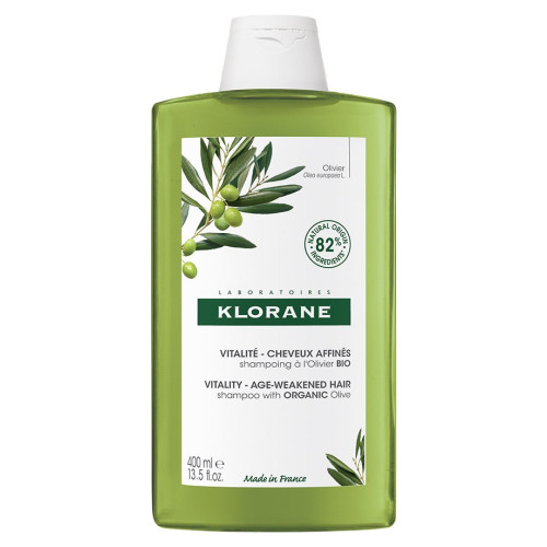Klorane Shampooing Vitalité Olivier Bio 400ml - Cheveux Revitalisés