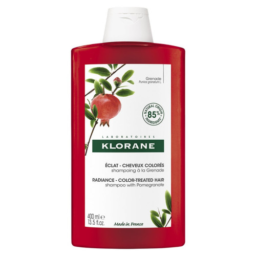 Klorane Shampooing Grenade 400ml - Éclat et Protection Cheveux Colorés