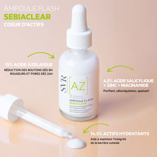 SVR SEBIACLEAR Ampoule Flash 30mL - Anti-imperfections et Apaisant