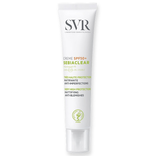 SVR SEBIACLEAR SPF50+ 40ml - Protection et Matifiant Acnéique