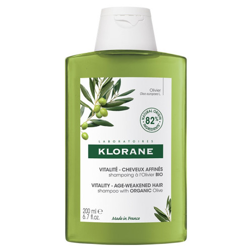 Klorane Shampooing Vitalité Olivier Bio 200ml - Cheveux Revitalisés