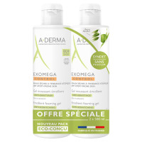 ADERMA Exomega Control Gel 500mL - Apaise et Hydrate Peaux Sèches