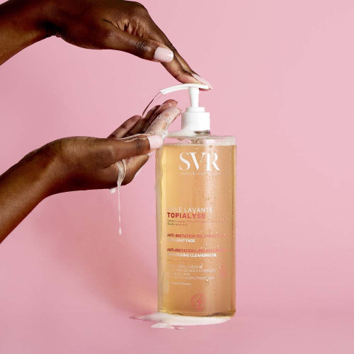 SVR TOPIALYSE Huile Lavante 1000mL - Apaisante et Nourrissante