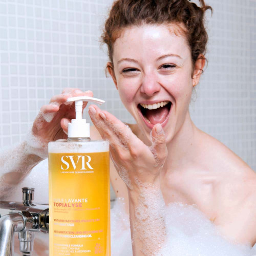 SVR TOPIALYSE Huile Lavante 1000mL - Apaisante et Nourrissante
