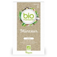 Infusion Bio Minceur Nutrisanté 20 Sachets - Aide Perte de Poids