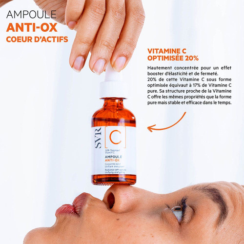 SVR Ampoule Anti-Ox 30ml - Éclat Teint, Anti-Fatigue