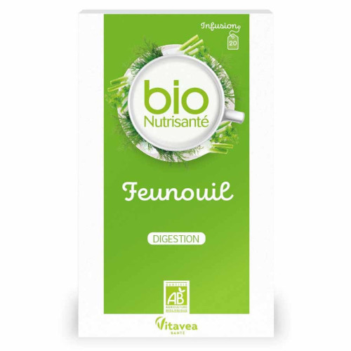 Infusion Bio Fenouil Nutrisanté 20 Sachets - Digestion Facile