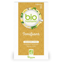 Nutrisanté Infusion Bio Tonifiant 20 Sachets - Énergie et Vitalité