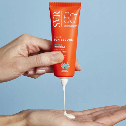SVR Sun Secure Fluide SPF50+ 50ml - Protection Haute, Non Gras