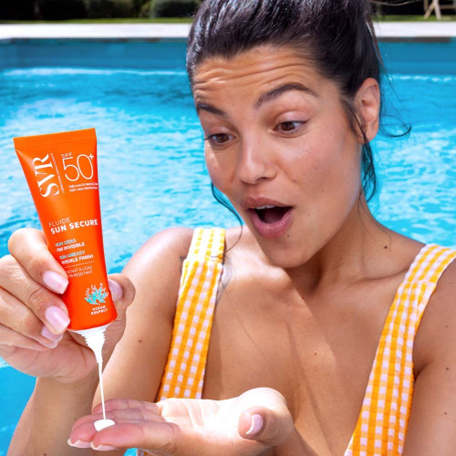 SVR Sun Secure Fluide SPF50+ 50ml - Protection Haute, Non Gras