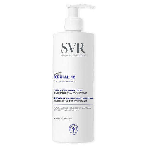 SVR Xérial 10 Lait Corps 400ml - Hydratation 48h, Anti-squames