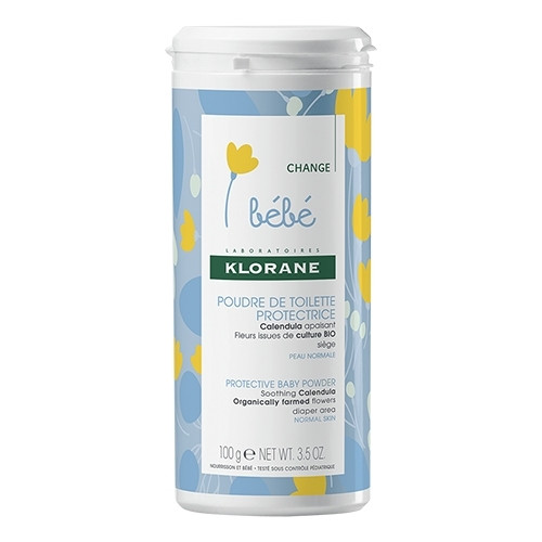 Klorane Poudre Protectrice Bébé 100g - Apaise et Protège