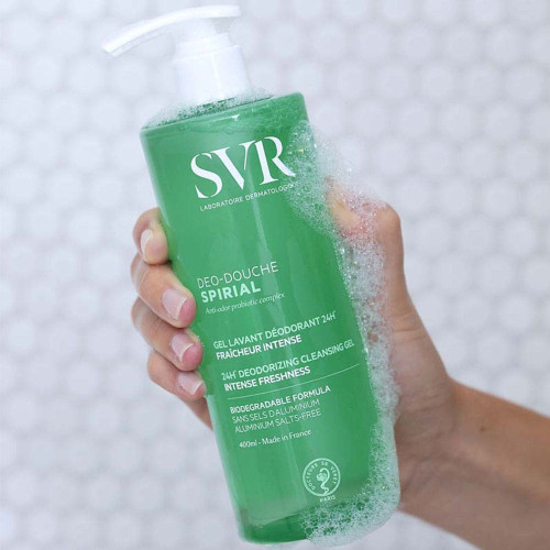 Spirial Déo-Douche Gel Lavant Déodorant 24H 200 ml