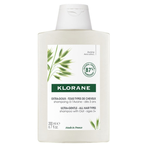 Klorane Shampooing Avoine Doux 200ml - Adoucit et Protège