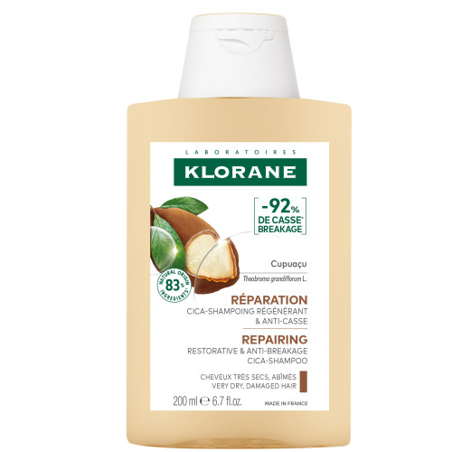 Klorane Shampoing Cupuaçu Bio 200ml - Nutrition et Réparation Intense