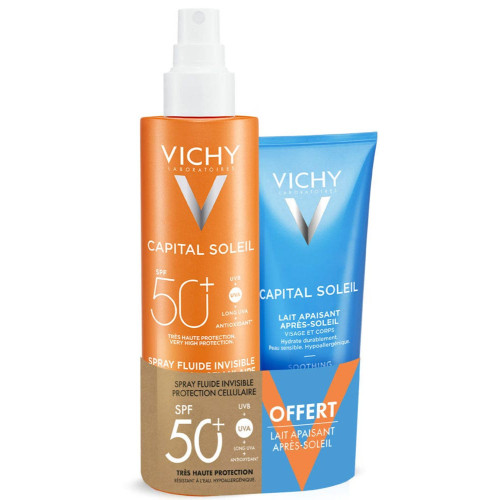 Vichy Capital Soleil SPF50+ Spray 200ml Protection Solaire Avancée