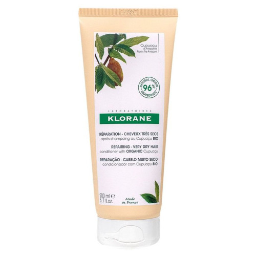 Klorane Après-Shampooing Cupuacu 200ml - Nourrit et Répare Cheveux Secs