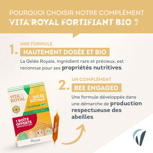 Nutrisante Vitavea Vita Royal 30 Ampoules - Boost Immunité Hiver