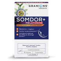 Granions Somdor+ Mélatonine 15 Comprimés - Sommeil Réparateur