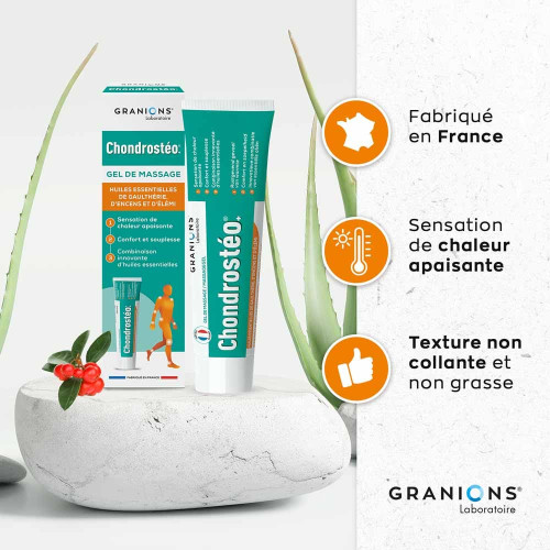 Gel Chondrostéo+ Granions 100ml - Soulage Douleurs Articulaires