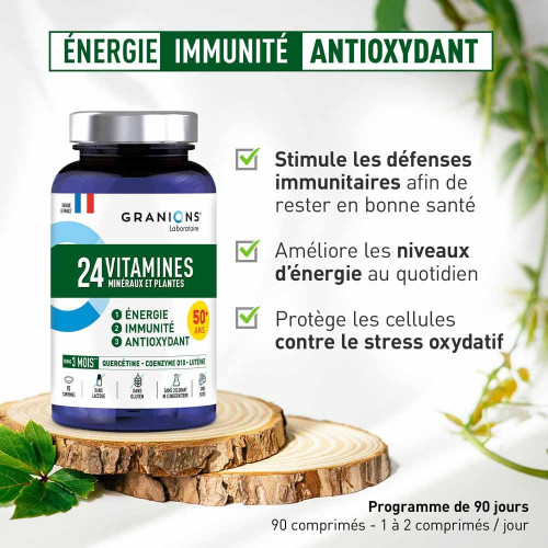 Granions Sénior 90 Comprimés - Bien-être 50 ans et plus
