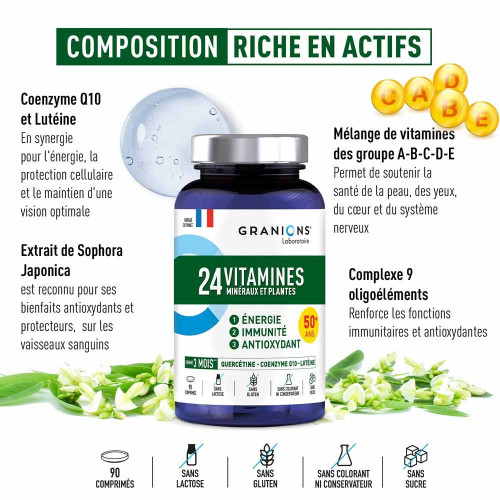Granions Sénior 90 Comprimés - Bien-être 50 ans et plus