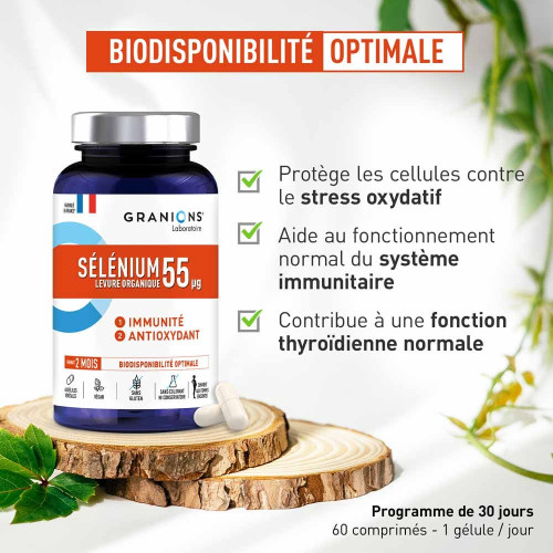 Granions Sélénium 60 Gélules - Protection Cellulaire