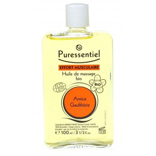 PURESSENTIEL EFFORT Musculaire Huile de Massage Bio-591