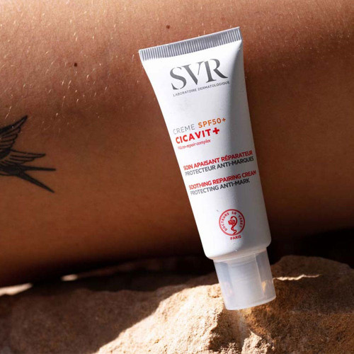 SVR Cicavit+ Crème SPF50+ 40ml - Soin Réparateur Protecteur