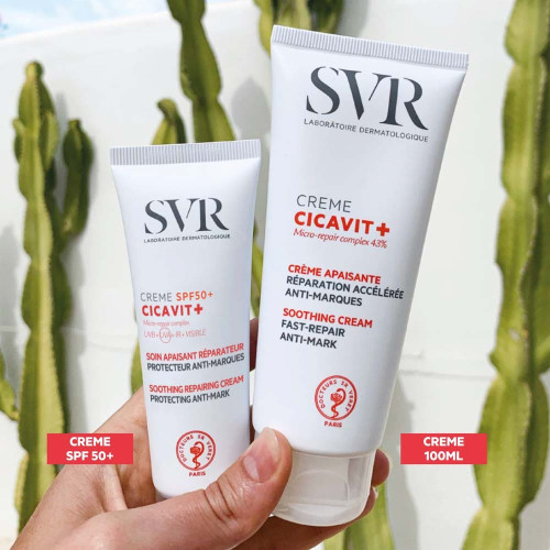 SVR Cicavit+ Crème SPF50+ 40ml - Soin Réparateur Protecteur