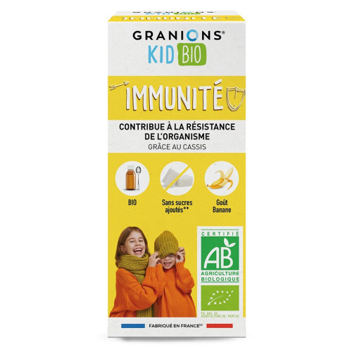 GRANIONS Enfant Immunité 125ml - Boostez la santé de vos enfants avec
