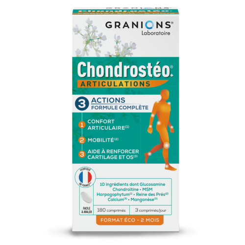 Granions Chondrostéo+ 180 Comprimés - Souplesse Articulaire